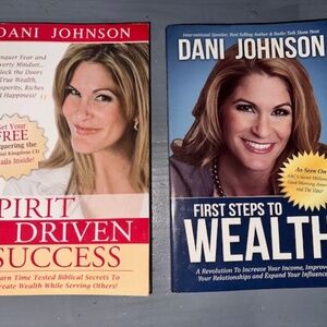 Brand new books. Dani Johnson. First Steps to Wealth and Spirit Driven Success